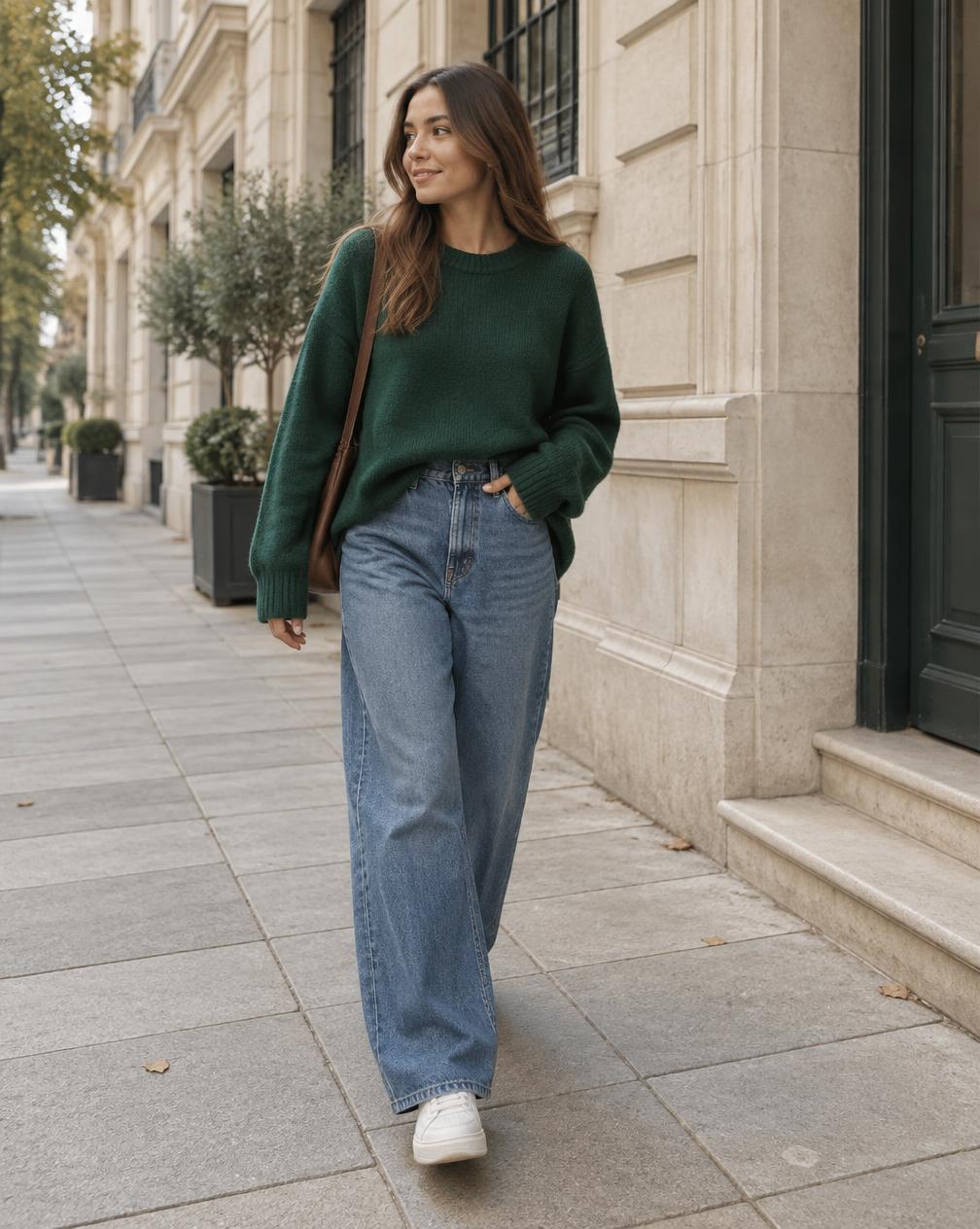 Een ontspannen everyday look met denim en een blazer